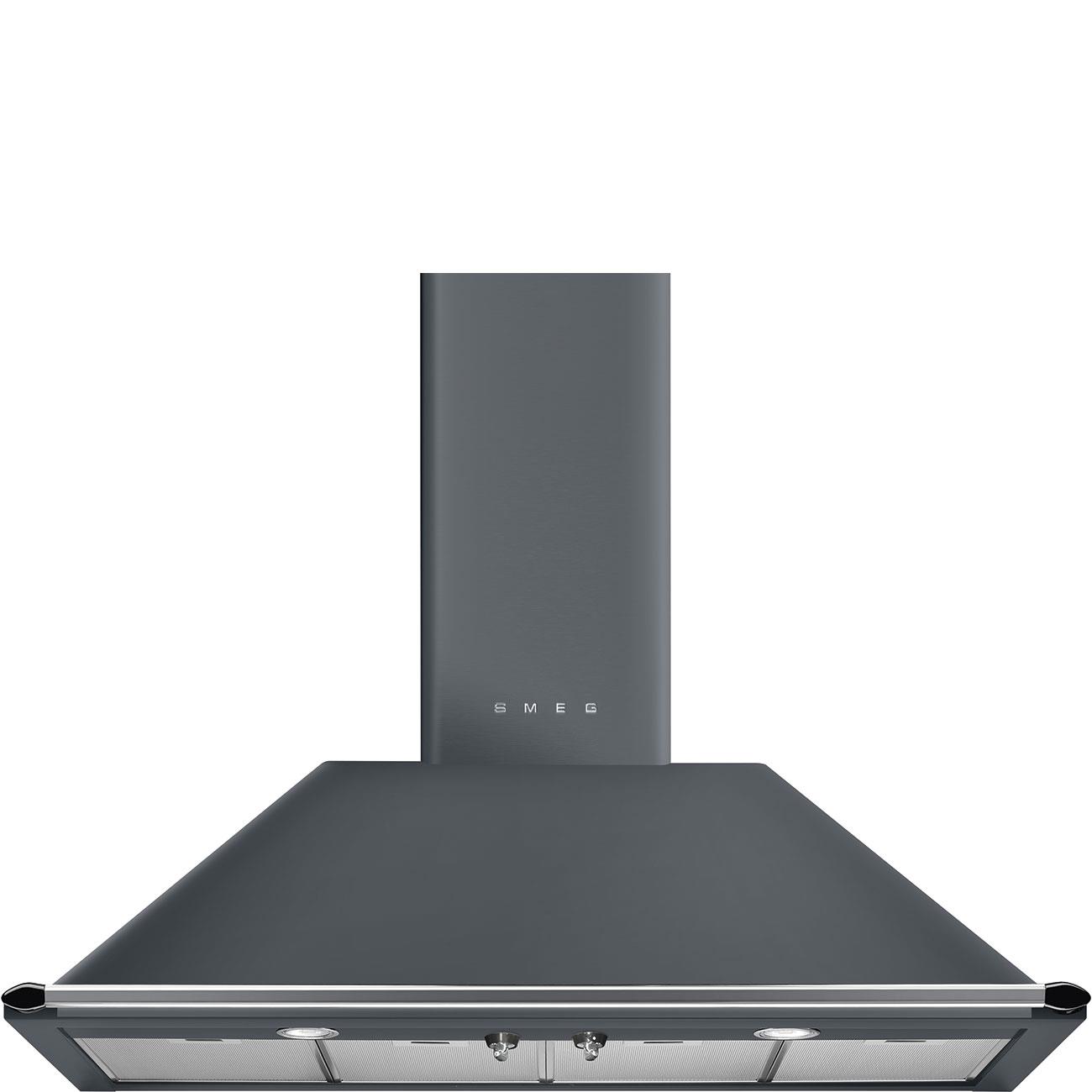 Smeg KT110GRE Cooker Hood in slate grey - Image 1