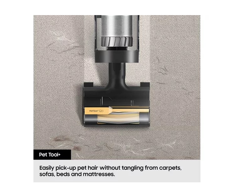 Samsung VS20C8522TNEU Jet 85 Pet Max 210W Cordless Vacuum Cleaner with Pet Tool+ - Image 4 Samsung VS20C8522TNEU Jet 85 Pet Max 210W Cordless Vacuum Cleaner with Pet Tool+ - Image 4