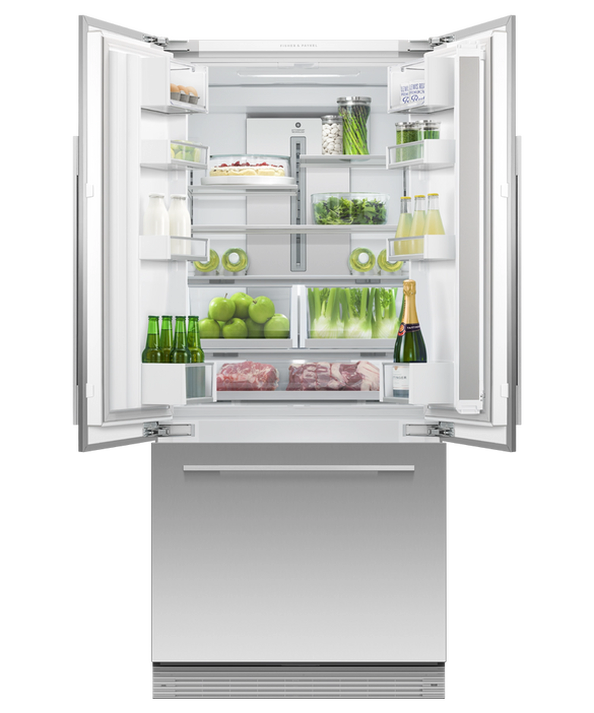 Fisher & Paykel RS80AU3 Integrated French Door Fridge Freezer Plumbed With Ice Maker - Image 2 Fisher & Paykel RS80AU3 Integrated French Door Fridge Freezer Plumbed With Ice Maker - Image 2