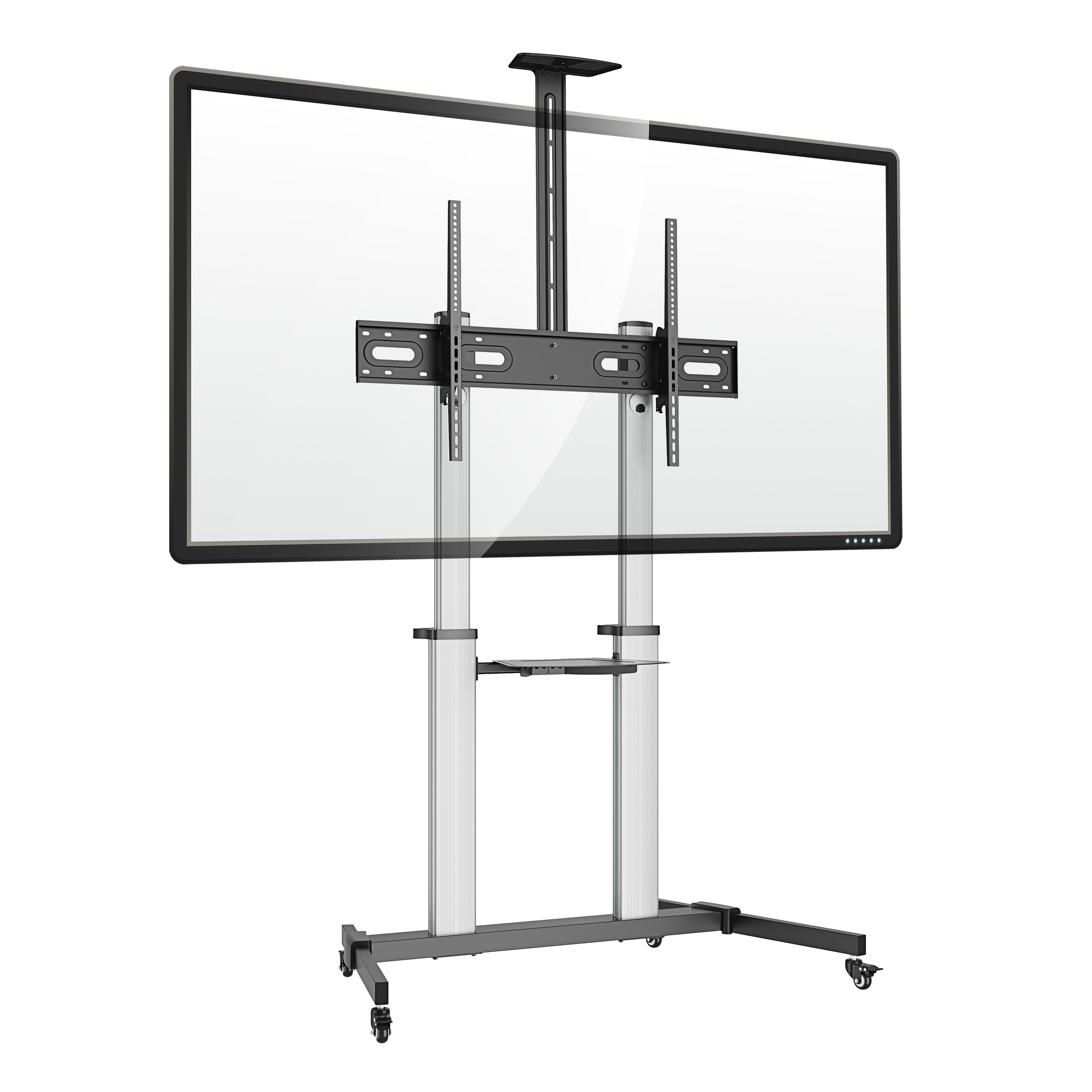 TTAP CART03 Aluminium Trolley Cart TV and Monitor Mount Stand (Screens up to 100″) - Image 1