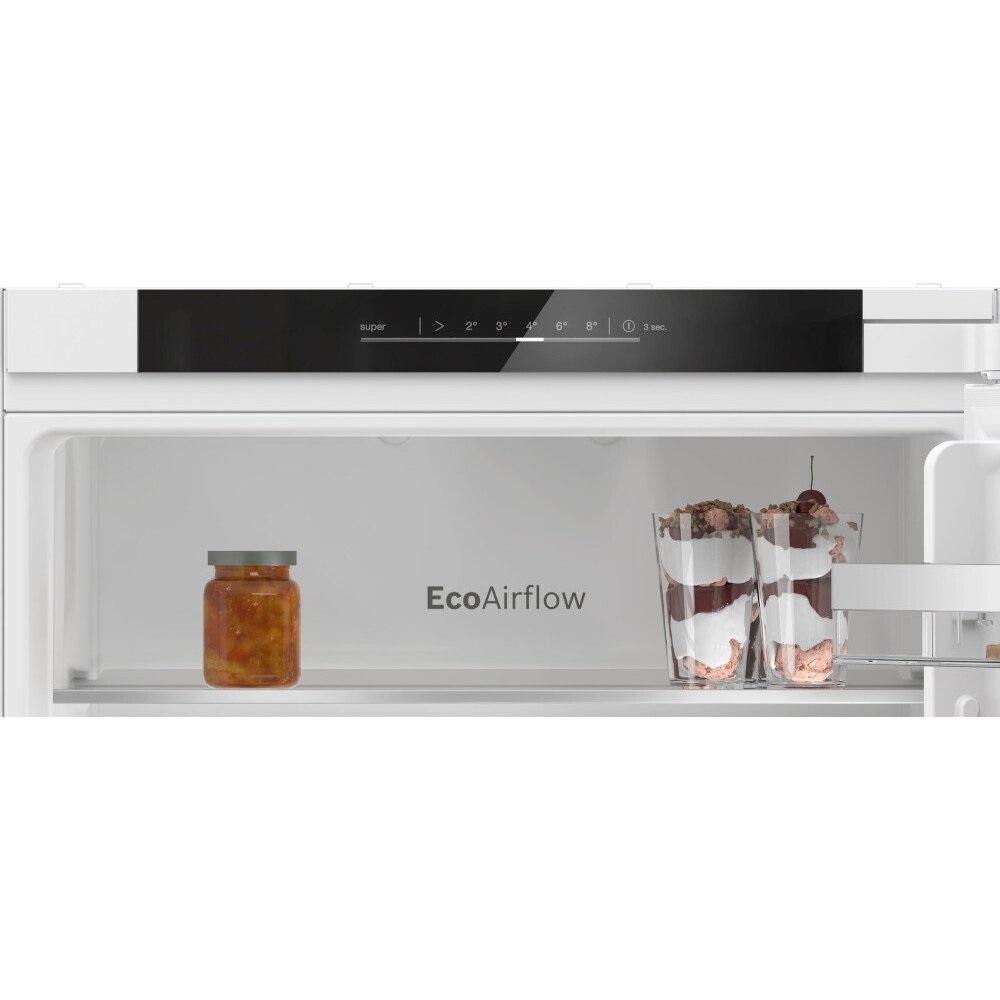 Bosch KIN86VSE0G Frost Free Integrated Fridge Freezer, 60/40 - White - Image 2