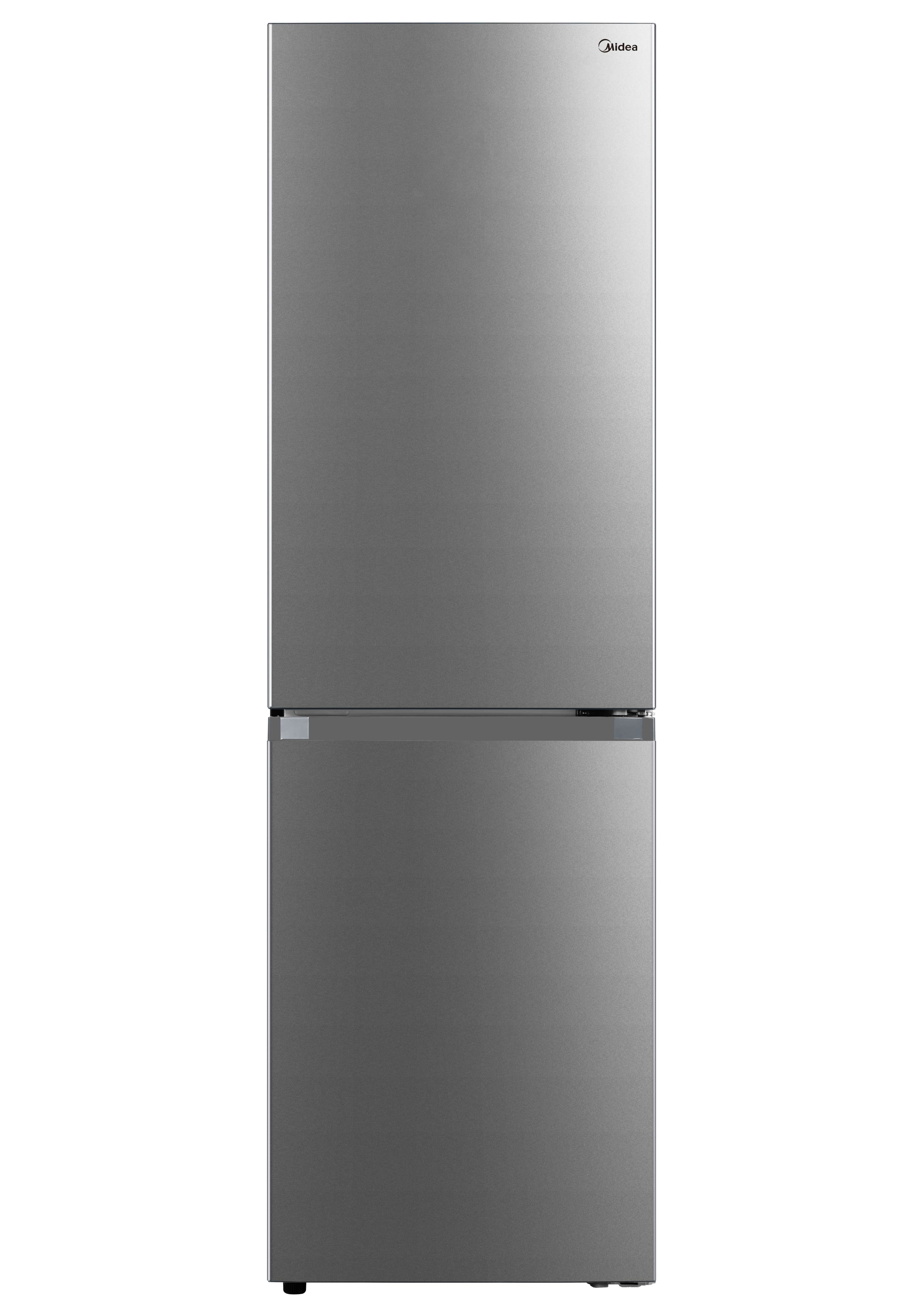 Midea MDRB379FGD02 Combi Fridge Freezer D Rated in Silver