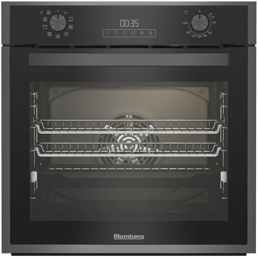 Blomberg ROEN9222DX 59.4cm Built In Electric Single Oven - Dark Steel - Image 1