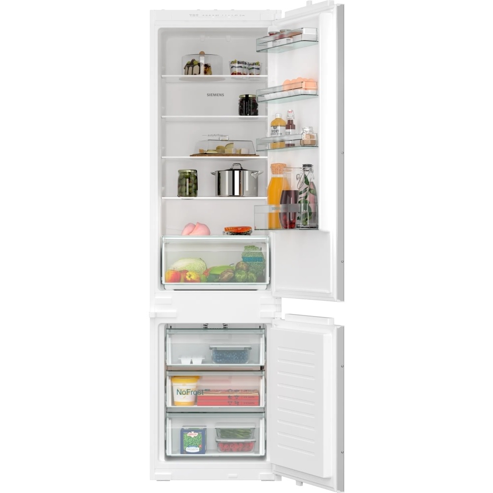 Siemens KI96NNSE0 iQ100 No Frost Integrated Fridge Freezer, 70/30 - Image 1 Siemens KI96NNSE0 iQ100 No Frost Integrated Fridge Freezer, 70/30 - Image 1