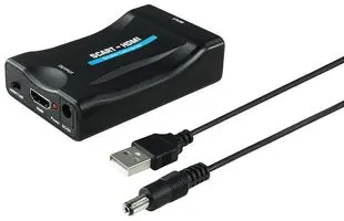 Active Scart to HDMI Converter, USB Power - 121775 Active Scart to HDMI Converter, USB Power - 121775