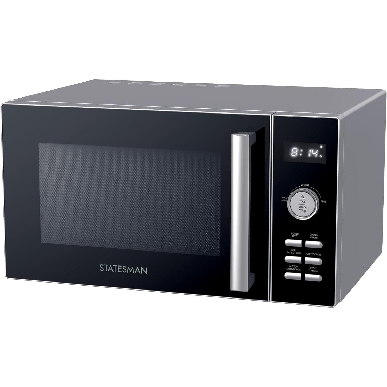 Statesman SKMC0930SB 30 Litre Combination Microwave in black Statesman SKMC0930SB 30 Litre Combination Microwave in black
