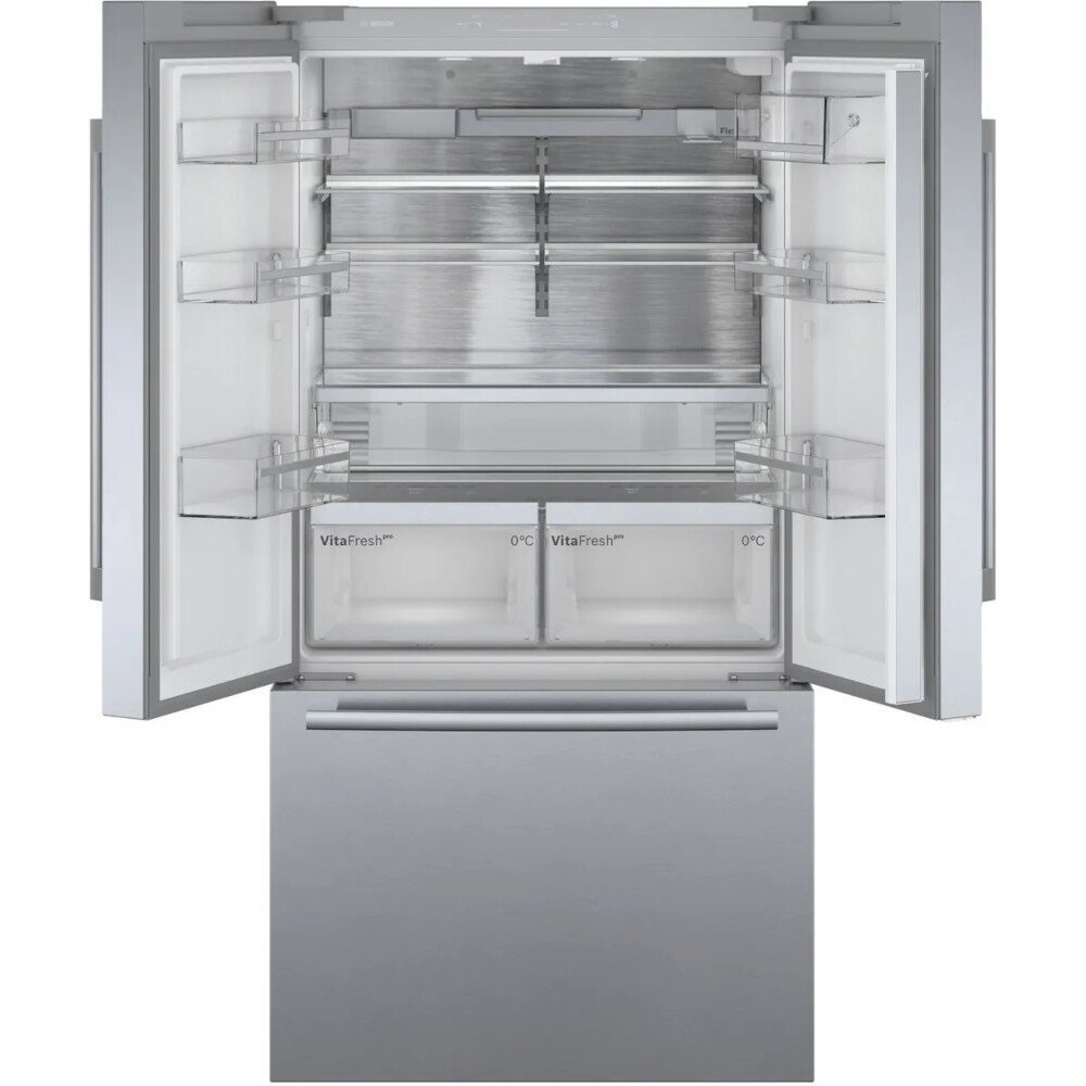 Bosch KFF96PIEP Plumbed American Fridge Freezer - Stainless Steel - Image 2