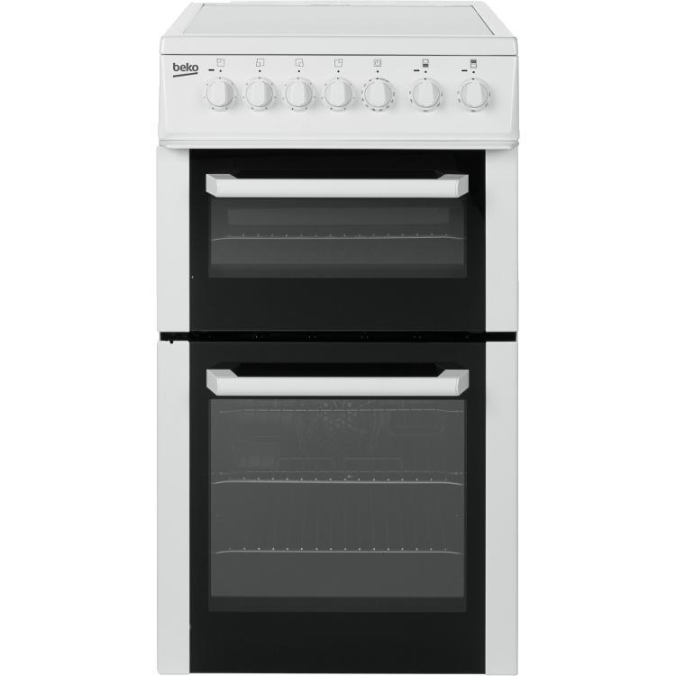 Beko EDVC503W 50cm Electric Double Oven - Image 1 Beko EDVC503W 50cm Electric Double Oven - Image 1