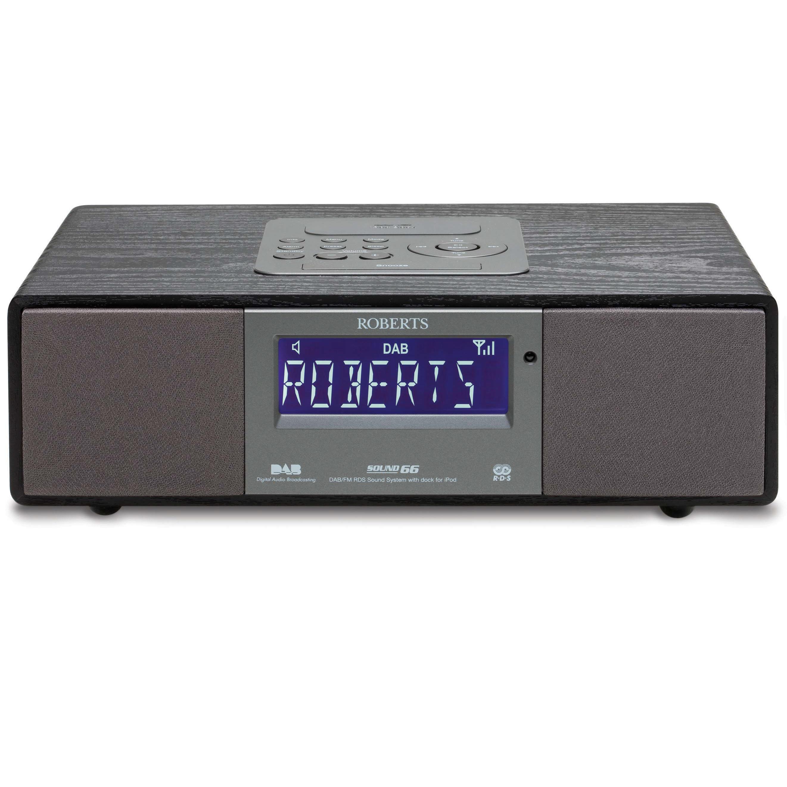 ROBERTS RADIO SOUND 66 DAB/FM RADIO WITH IPOD DOCK
