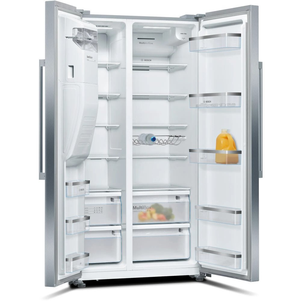 Bosch KAD93AIERG Plumbed American Fridge Freezer - Stainless Steel - Image 2