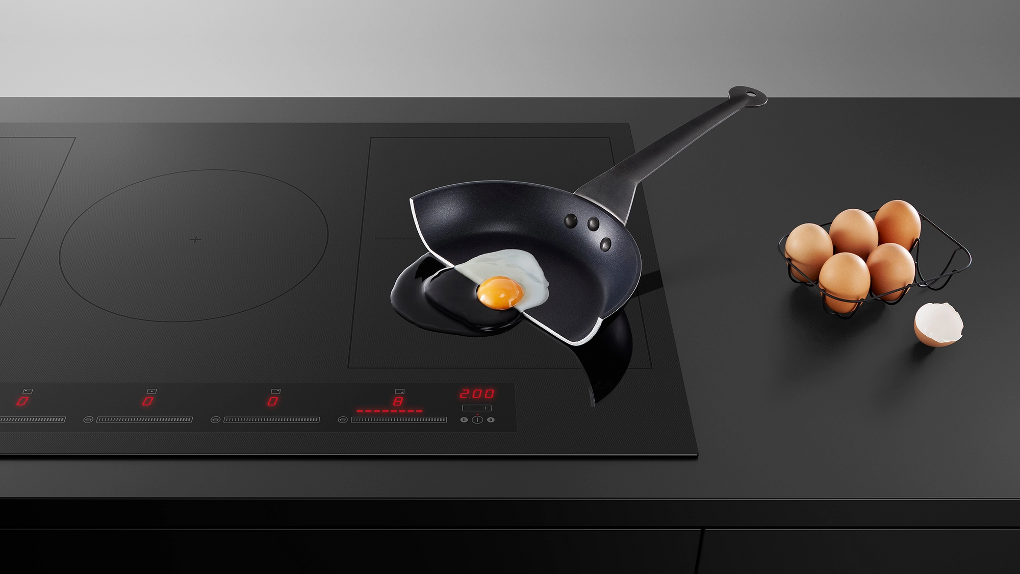Fisher & Paykel CI905ZZDTB5 Induction Hob - Black - Image 3
