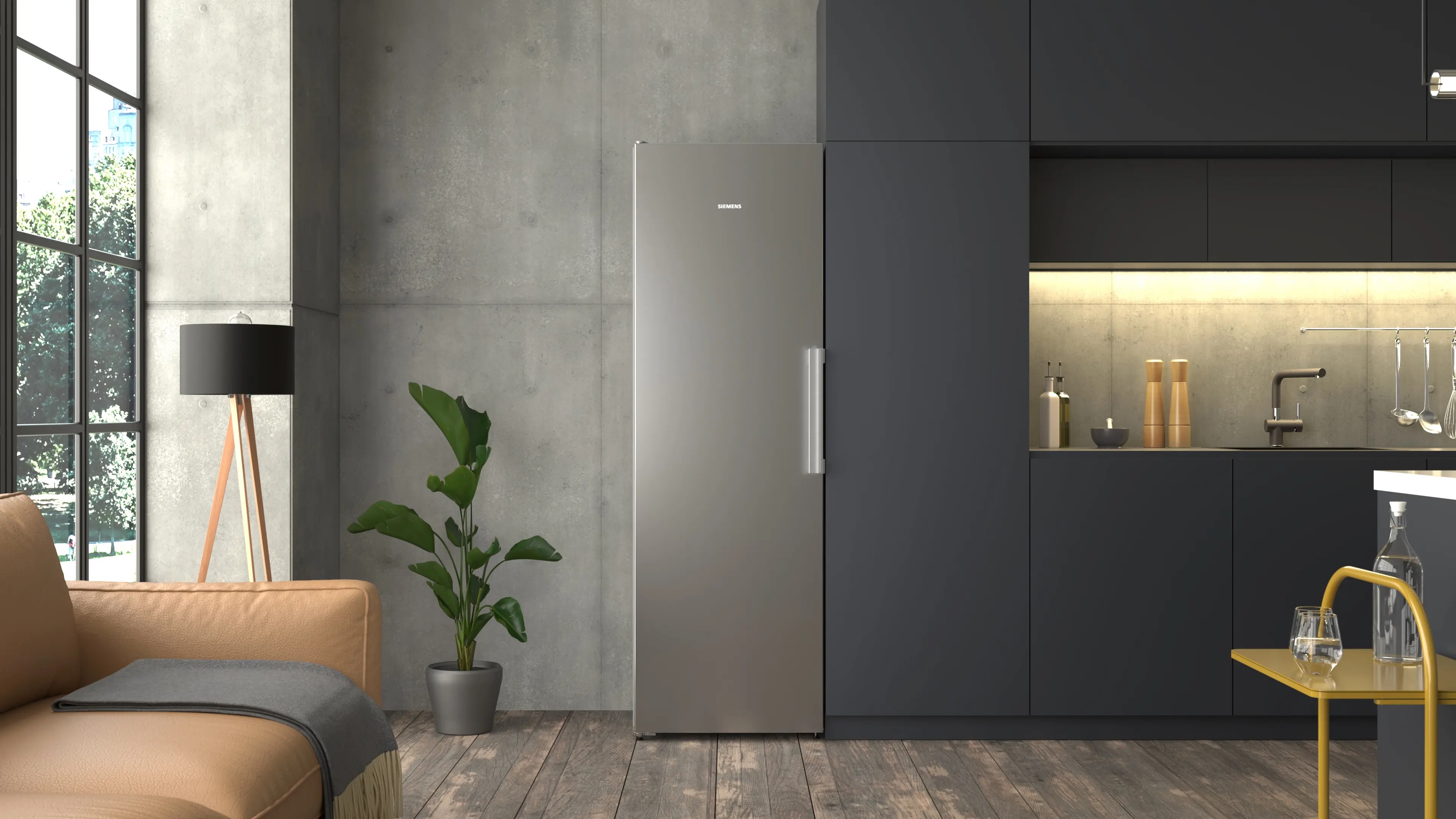 Siemens KS36NVICGG iQ500 Brushed Stainless Steel Freestanding Fridge - Image 3