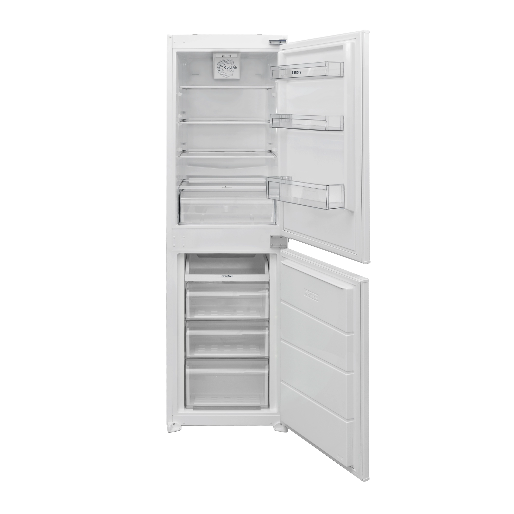 Sensis RFCMBI015450EW 54cm 50/50 Built In Frost Free Fridge Freezer - White - Image 2