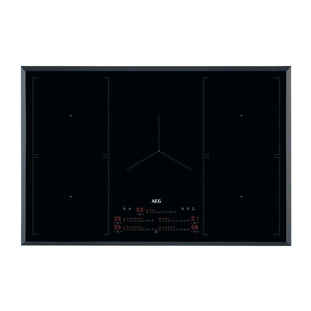 AEG IKS8575XFB 78cm Induction Hob in Black - Image 1 AEG IKS8575XFB 78cm Induction Hob in Black - Image 1
