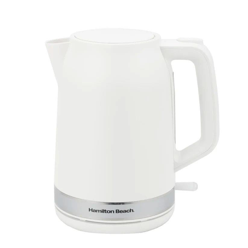 Hamilton Beach HBK3045MW Ella 1.7 Litre Kettle in white Hamilton Beach HBK3045MW Ella 1.7 Litre Kettle in white