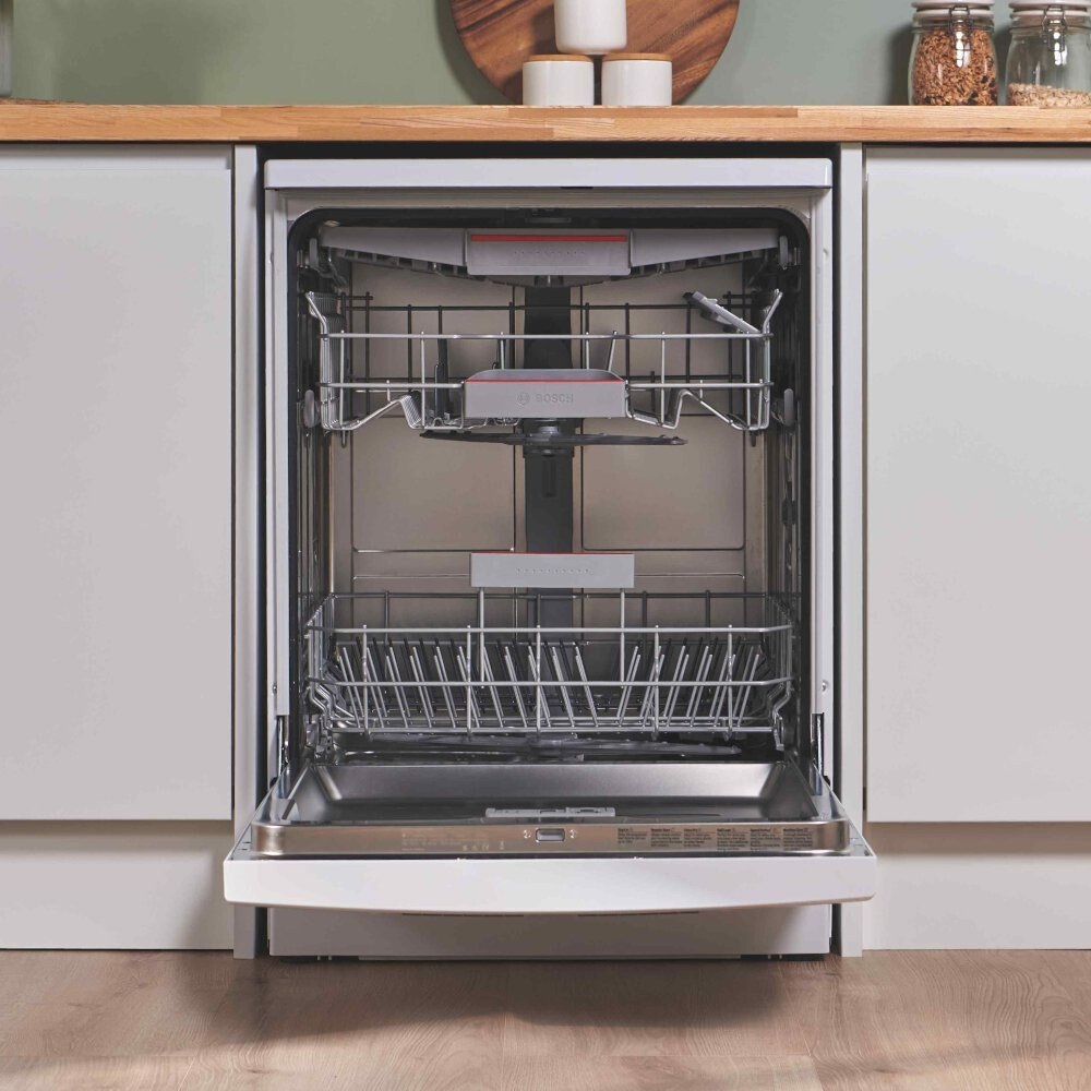 Bosch SMS6ZCW10G Dishwasher, 14 Place Settings - White - Image 2