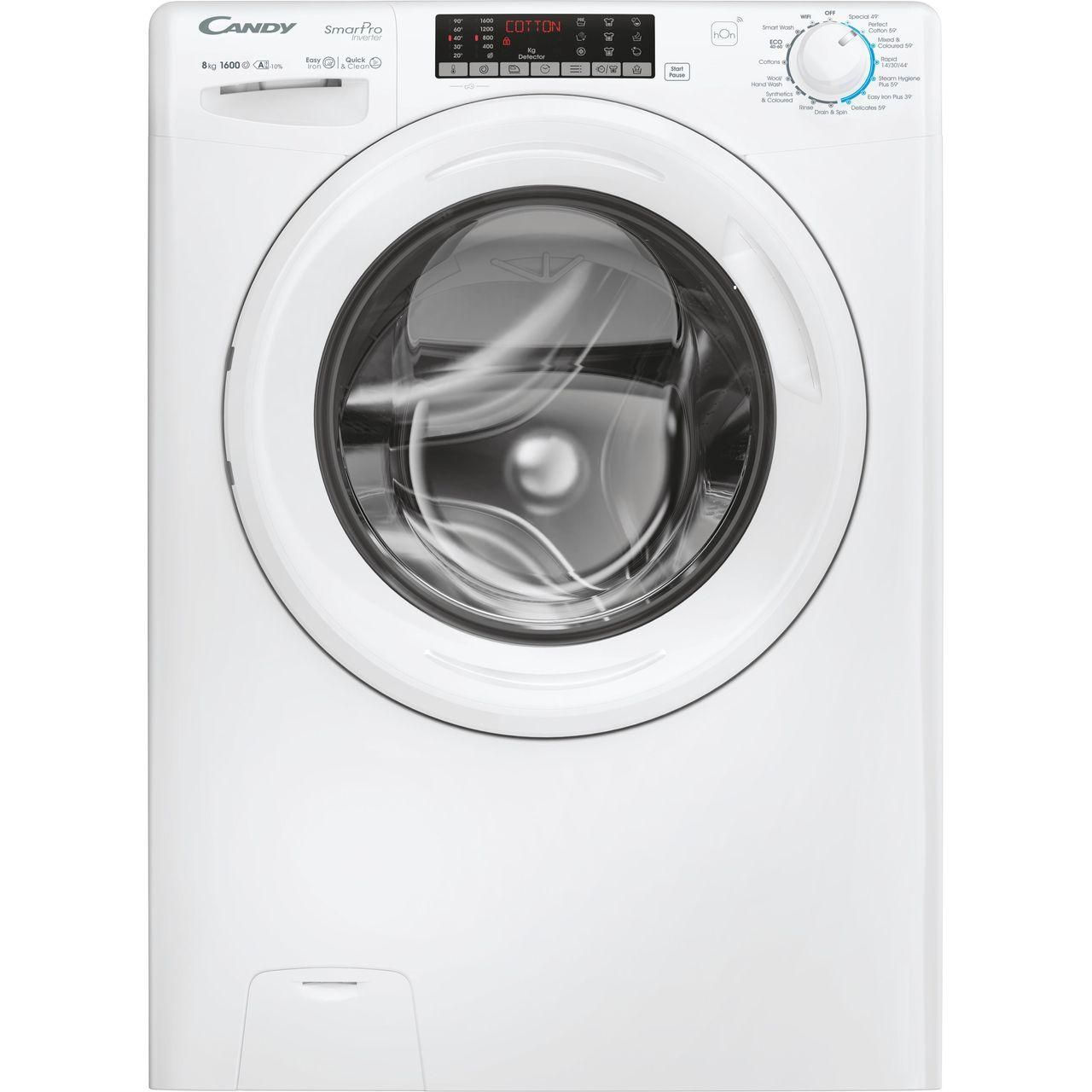 Candy Smart Pro Inverter CSO686TWM6-80 8kg Washing Machine with 1600 rpm - White
