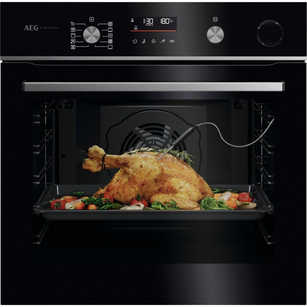 AEG GR6PB52FSB Built-In Electric Single Oven - Black - Image 1 AEG GR6PB52FSB Built-In Electric Single Oven - Black - Image 1