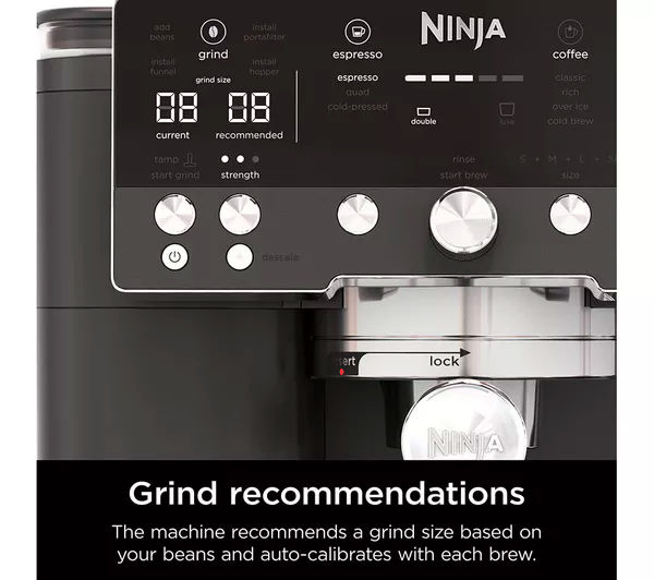 Ninja Luxe Café Premier Espresso Machine - Black ES601UKBK - Image 3