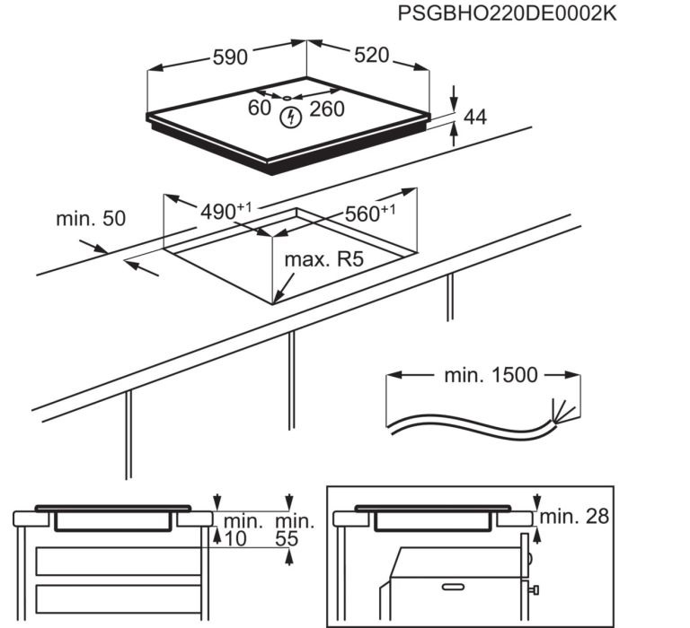 AEG TN64IA04FB 59cm Induction Hob, Black - Image 3 AEG TN64IA04FB 59cm Induction Hob, Black - Image 3