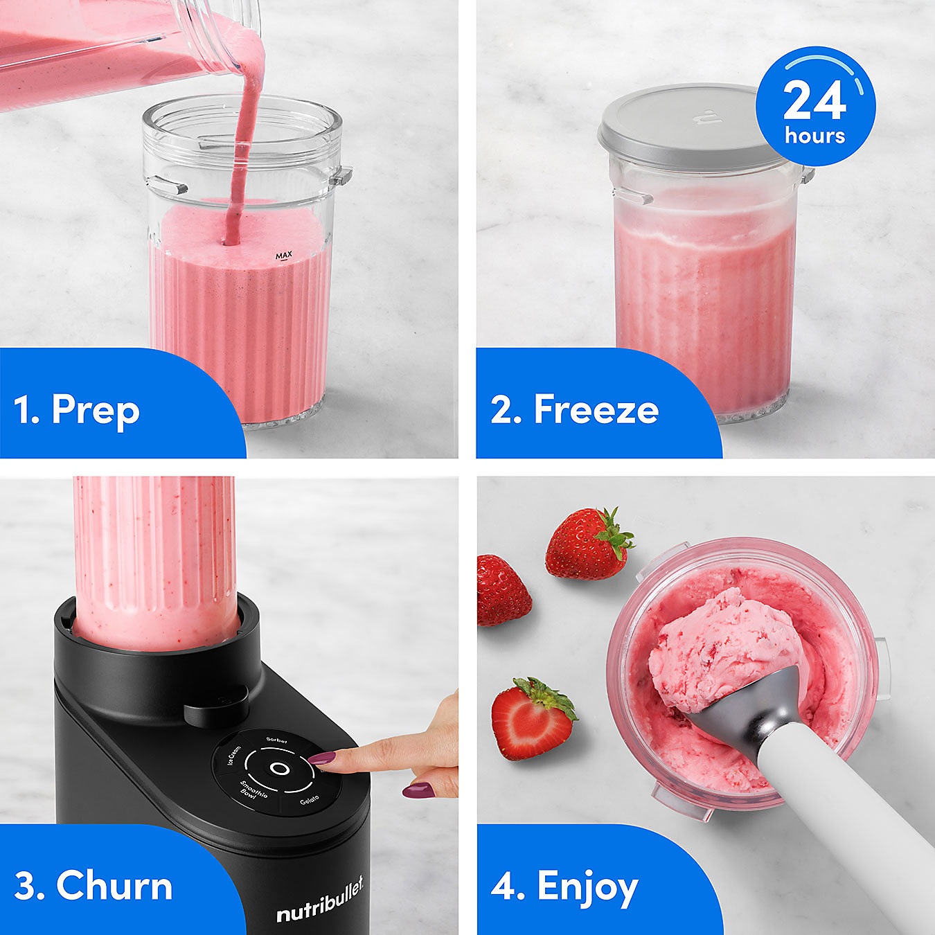 Nutribullet 03068 Chill Ice Cream Maker - Image 2 Nutribullet 03068 Chill Ice Cream Maker - Image 2