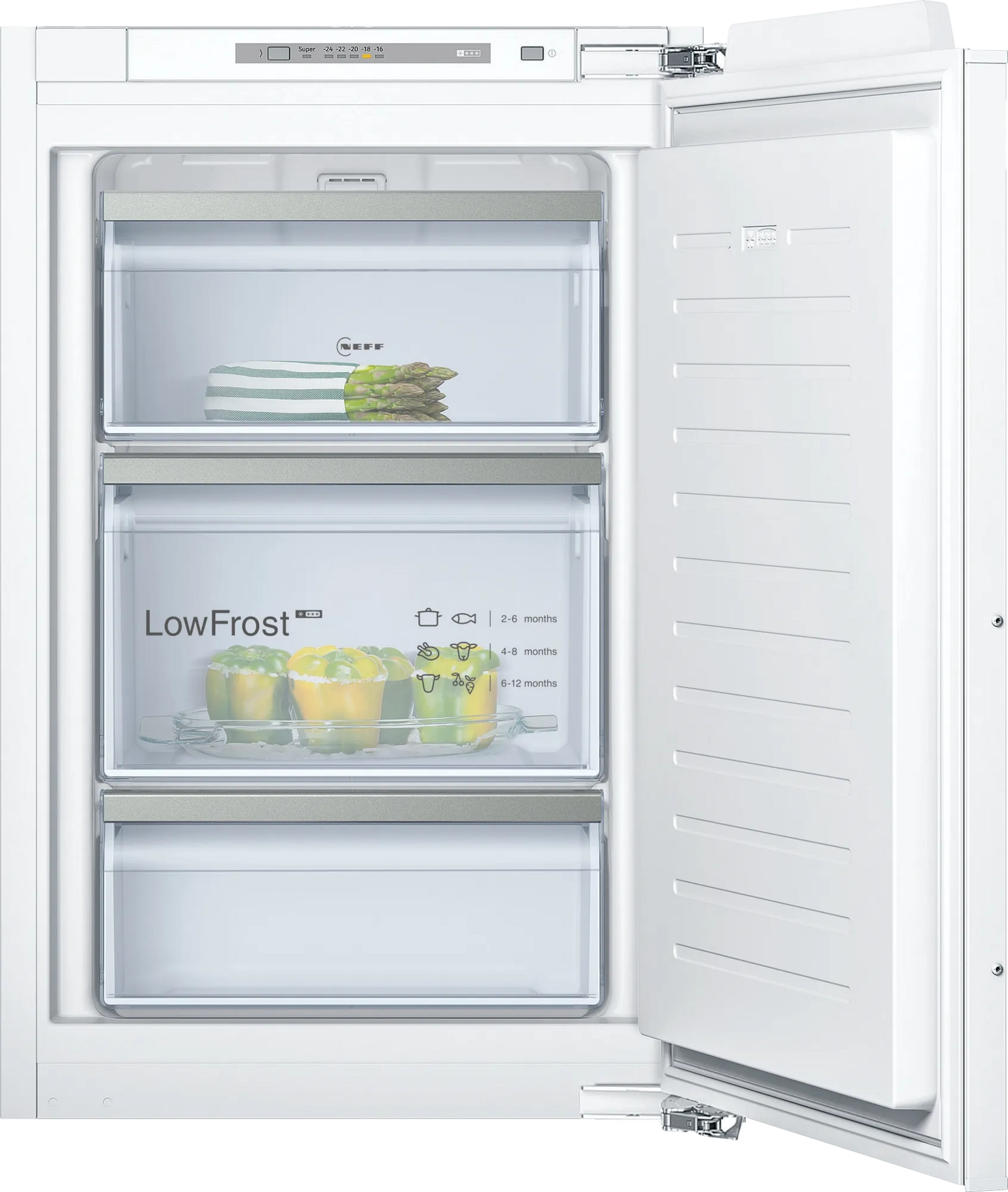 Neff GI1216DE0 55.8cm Built in Freezer - White Neff GI1216DE0 55.8cm Built in Freezer - White