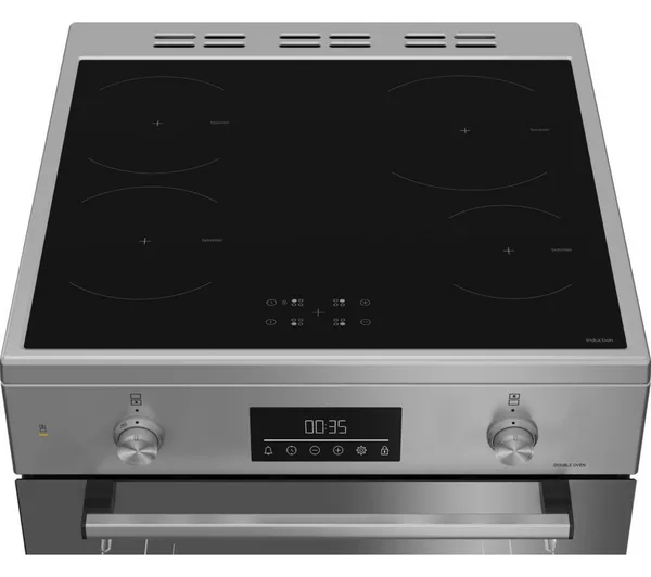 BEKO Pro AeroPerfect FDI6731CM 60 cm Electric Induction Cooker - Silver - Image 3 BEKO Pro AeroPerfect FDI6731CM 60 cm Electric Induction Cooker - Silver - Image 3