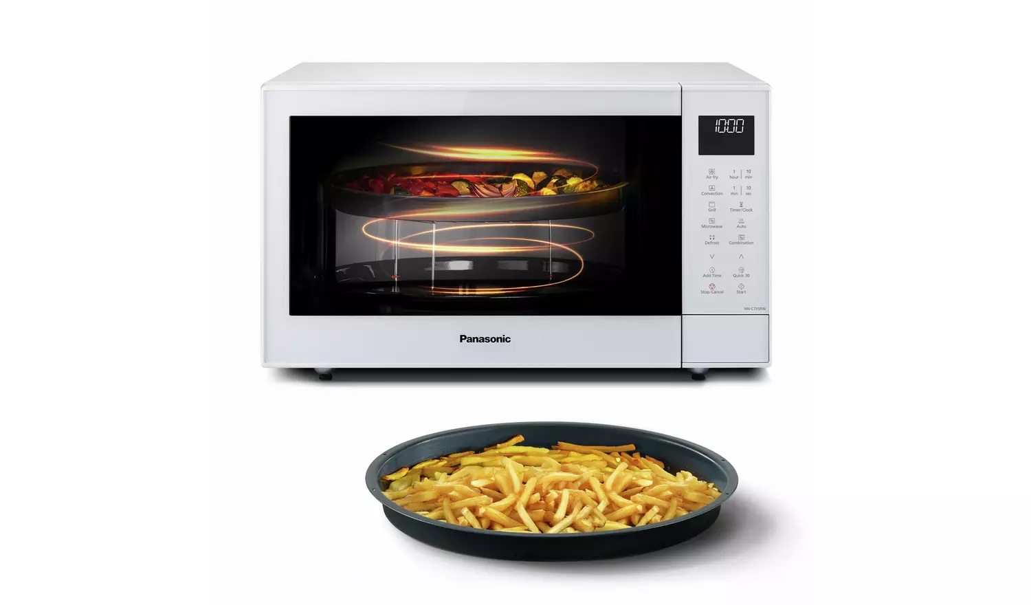 Panasonic NNCT55RWBPQ 1000w Airfry Combo Microwave– White Panasonic NNCT55RWBPQ 1000w Airfry Combo Microwave– White