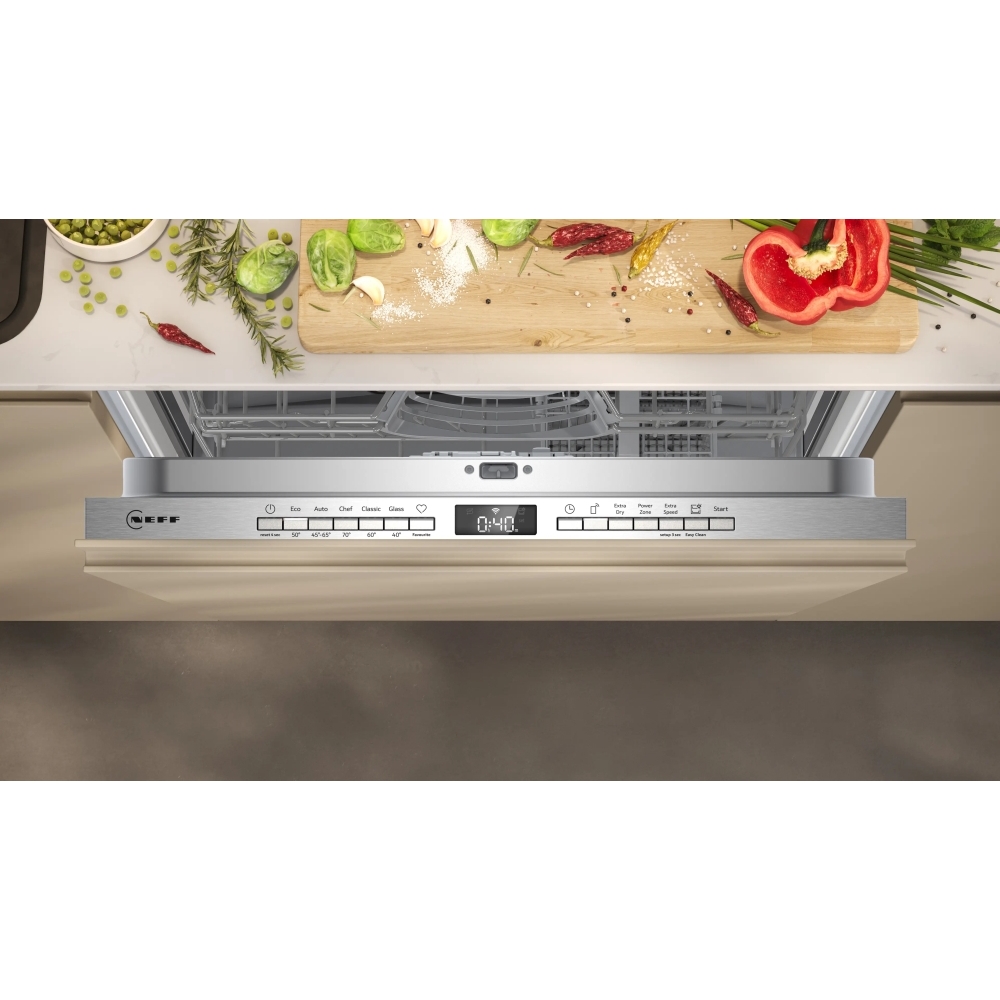 Neff S175HTX14G N50 Fully Integrated Dishwasher, 13 Place Settings, C Rated - Image 3