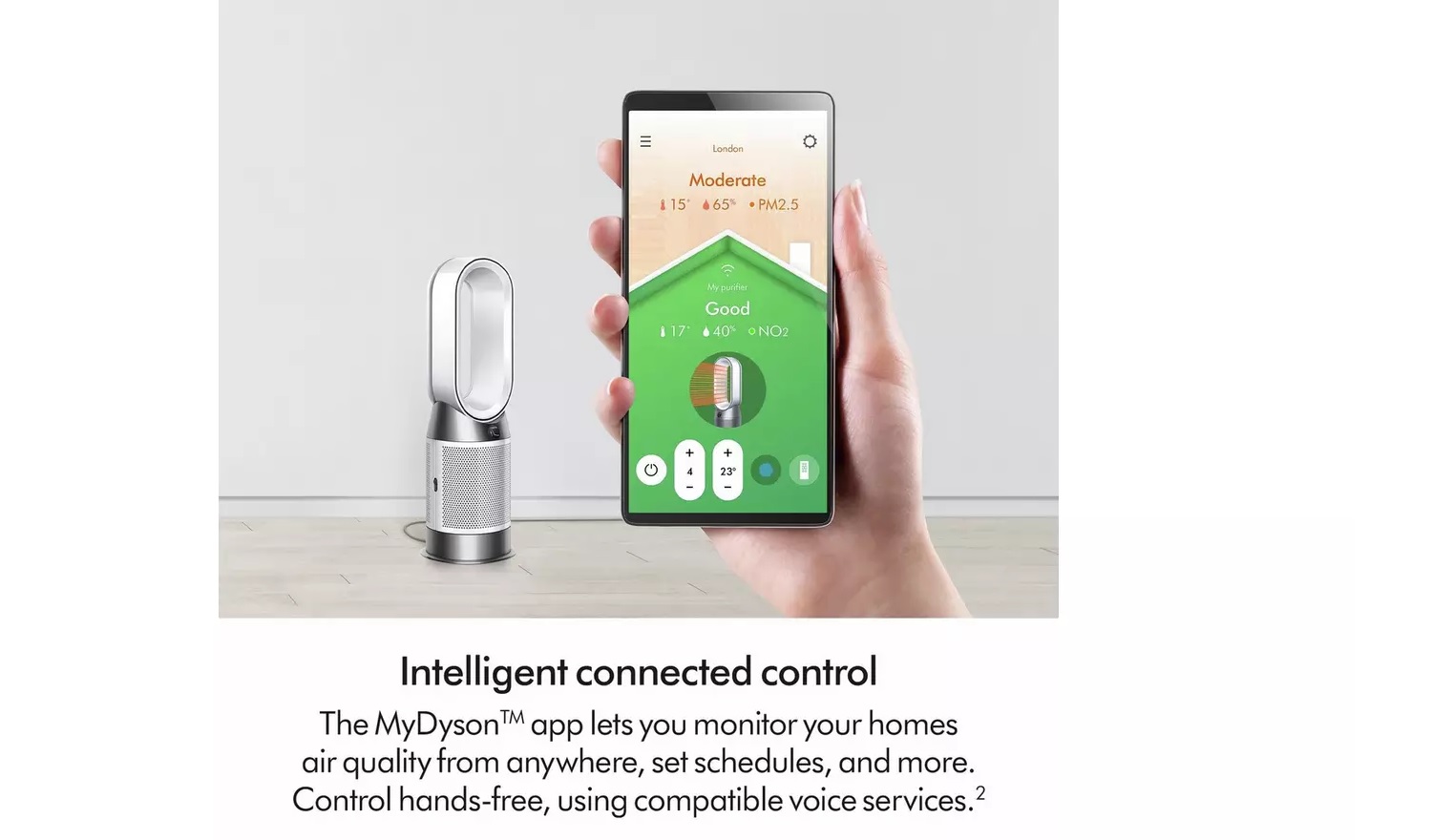 Dyson HP11 Air Purifier Fan & Heater – White - Image 5 Dyson HP11 Air Purifier Fan & Heater – White - Image 5