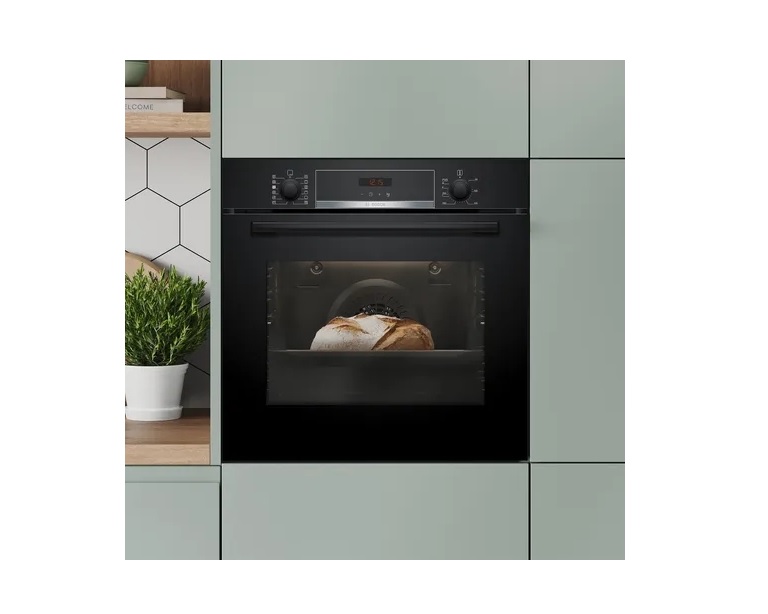 Bosch HQA574BB3B Series 4 Built-In Electric Single Oven with Pyrolytic Cleaning – Black - Image 3