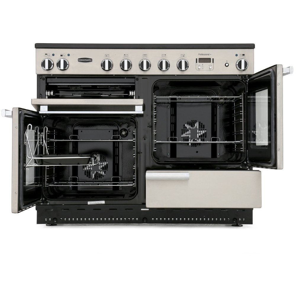 Rangemaster PROP110EISS-C 110cm Induction Range Cooker Professional Plus Stainless Steel/Chrome - Image 4