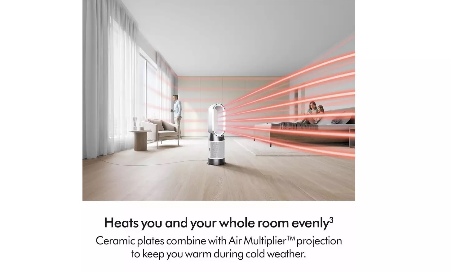 Dyson HP11 Air Purifier Fan & Heater – White - Image 3