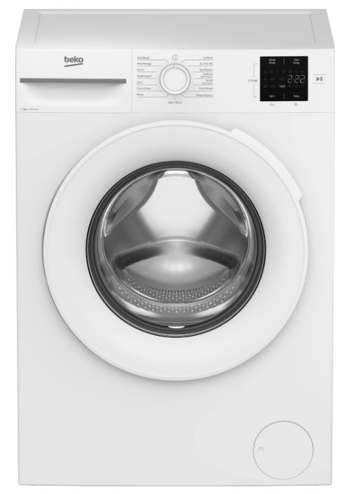 Beko BM1WT3921W Freestanding 9kg 1200rpm Washing Machine with Quick Programme - Image 1 Beko BM1WT3921W Freestanding 9kg 1200rpm Washing Machine with Quick Programme - Image 1