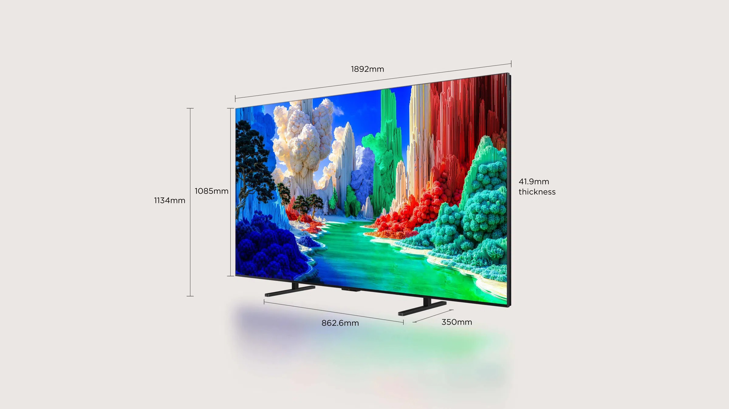 TCL 85A400U-UK 85”4K Premium QLED TV - Image 2