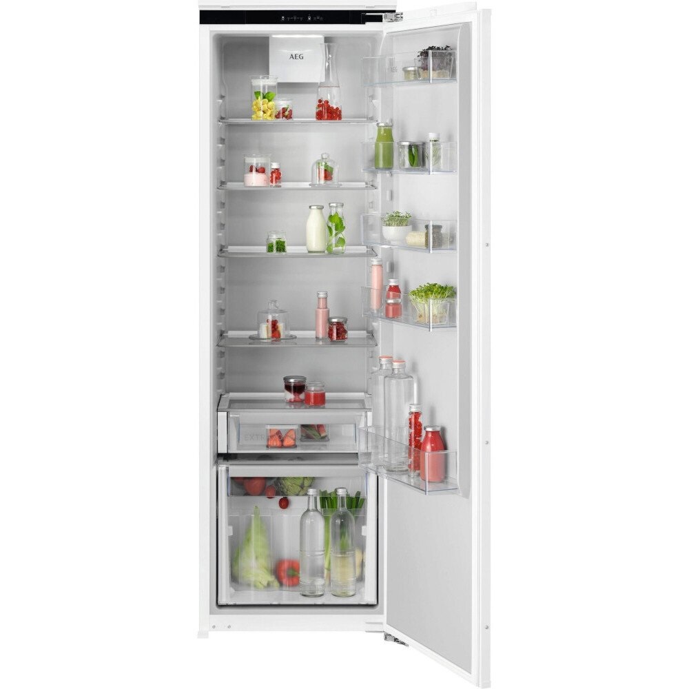 AEG NSK6D181EC Built-In Larder Fridge, Fixed Hinge