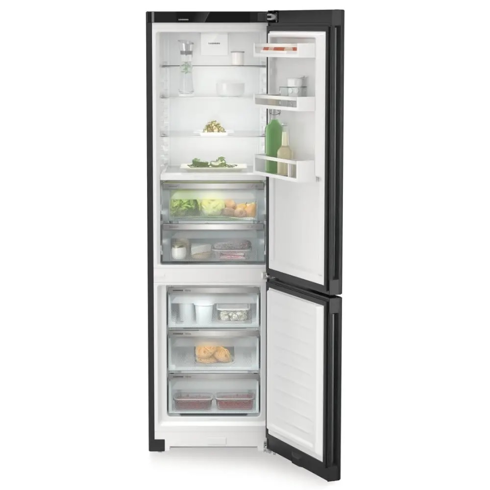 Liebherr CBNBDC573I 60cm Plus Biofresh Frost Free Fridge Freezer – BLACK STEEL - Image 2 Liebherr CBNBDC573I 60cm Plus Biofresh Frost Free Fridge Freezer – BLACK STEEL - Image 2