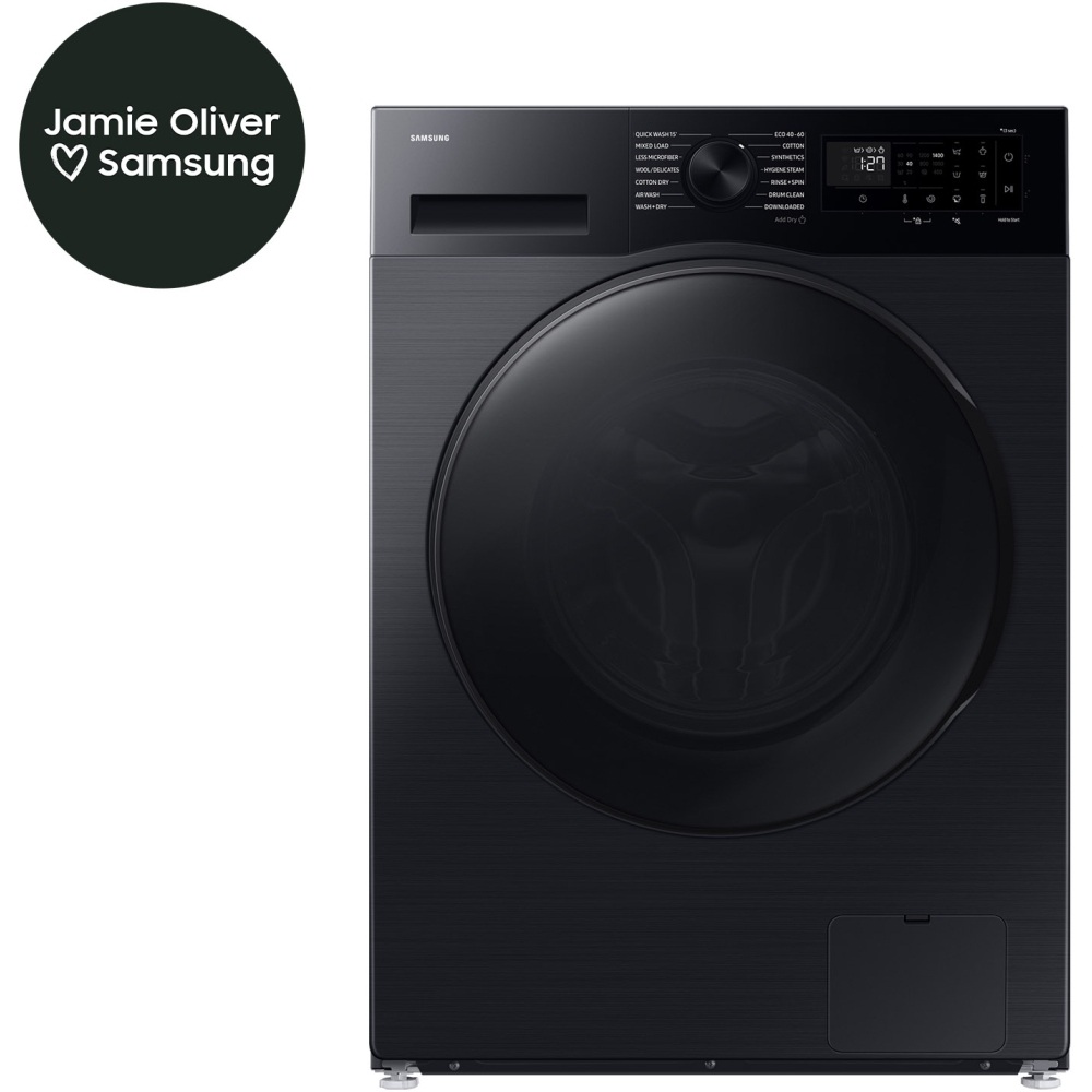 Samsung WD11DG5B15BBEU 11kg/6kg 1400 Spin Washer Dryer - Black - Image 1