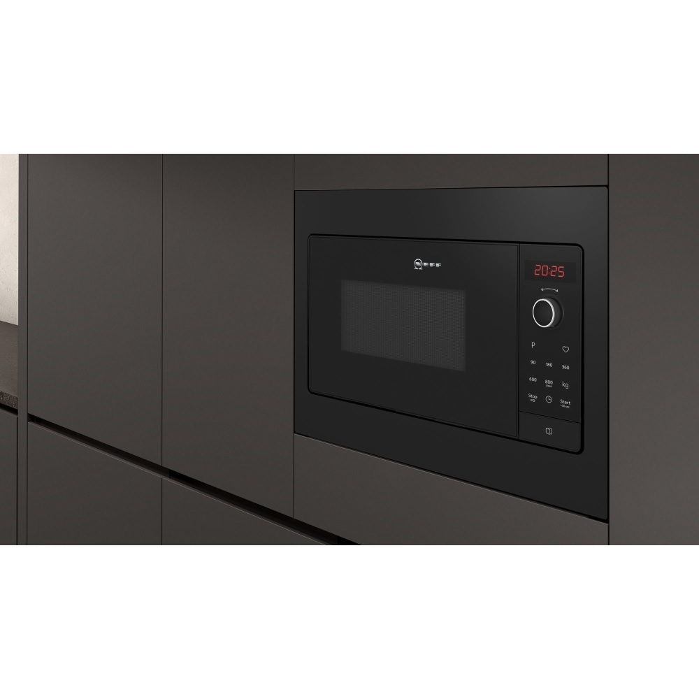 Neff HLAWG25S3B N30 Built-In Microwave – Black - Image 2 Neff HLAWG25S3B N30 Built-In Microwave – Black - Image 2