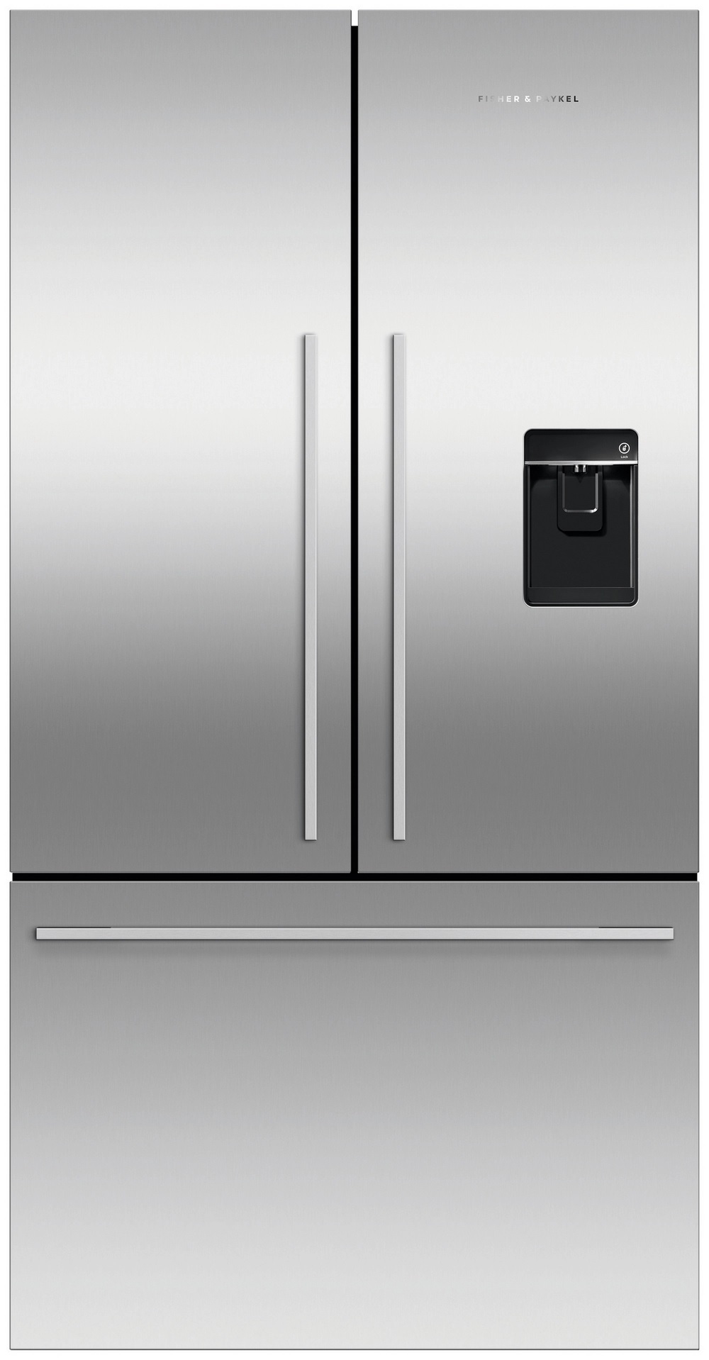 Fisher & Paykel RF540ADUX6 Series 7 Plumbed American Fridge Freezer - Stainless Steel