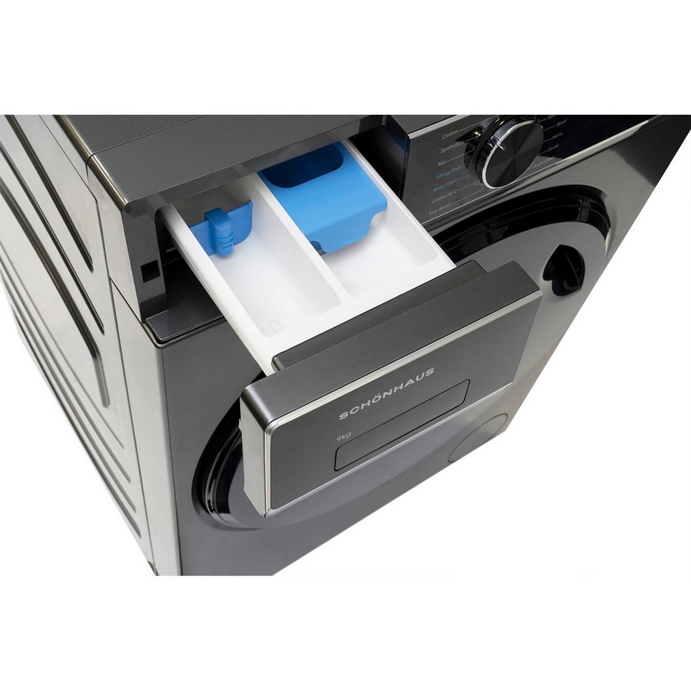 Schonhaus WMSF01914AG Washing Machine, 9kg, 1400 Spin, Grey - Image 4 Schonhaus WMSF01914AG Washing Machine, 9kg, 1400 Spin, Grey - Image 4