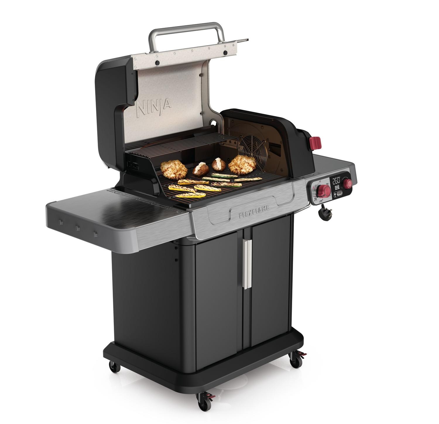 NINJA PG301UK FlexFlame Gas BBQ & Outdoor Cooking System - Black - Image 2