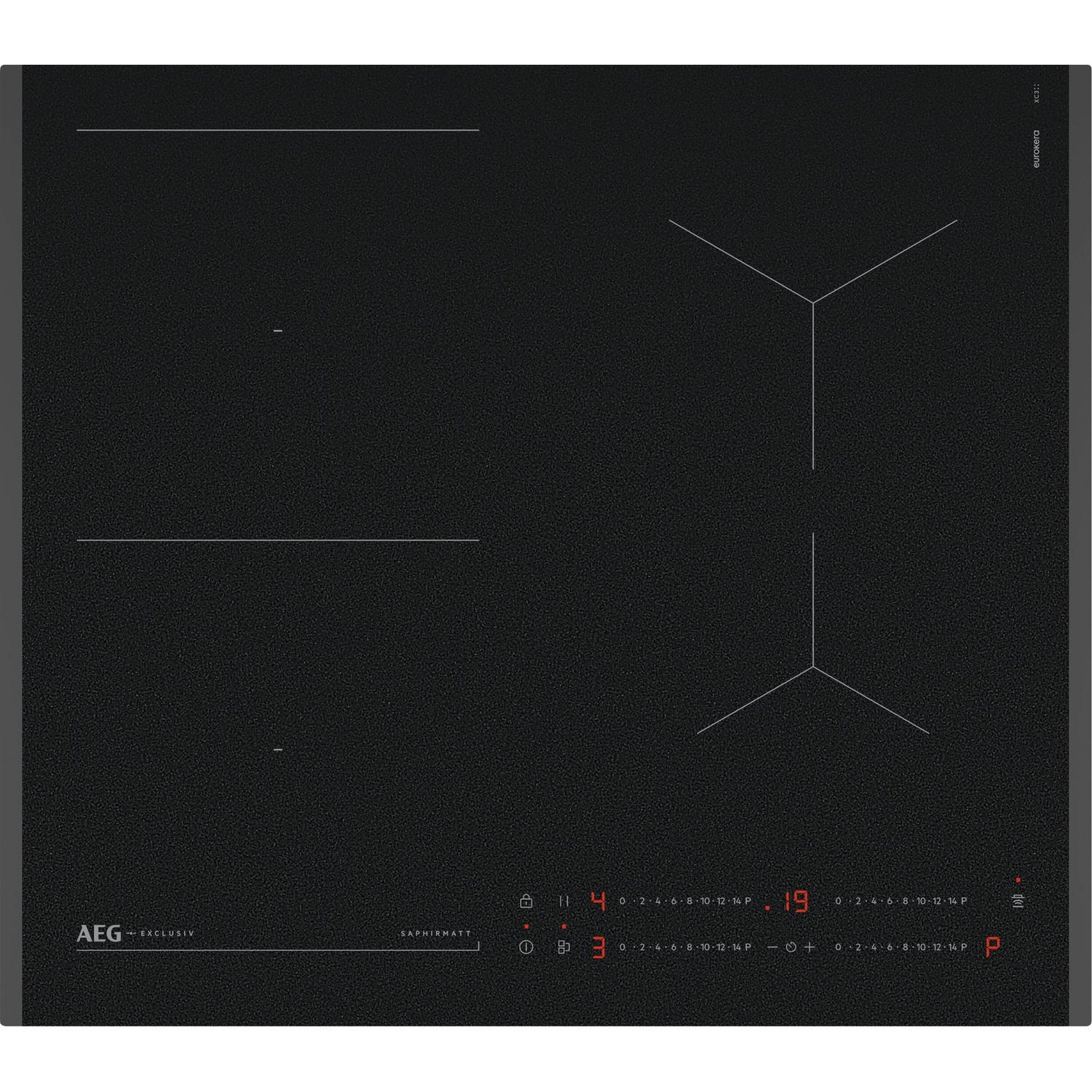 AEG Exclusiv Line SO64IB0BFZ 59cm Induction Hob - Black - Image 2 AEG Exclusiv Line SO64IB0BFZ 59cm Induction Hob - Black - Image 2