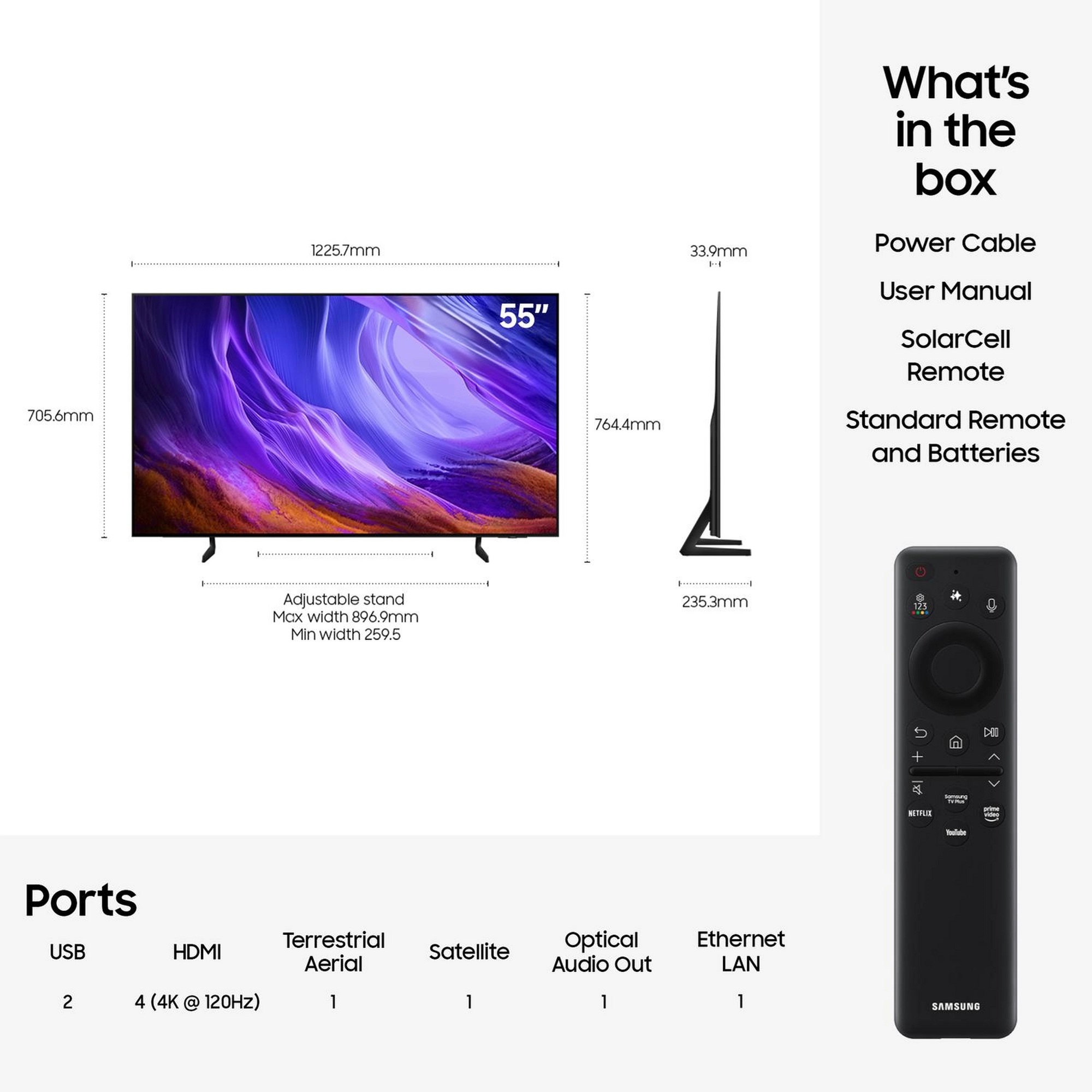 Samsung QE55S85HAEXXU 55" OLED Vision AI Smart TV - Image 3 Samsung QE55S85HAEXXU 55" OLED Vision AI Smart TV - Image 3