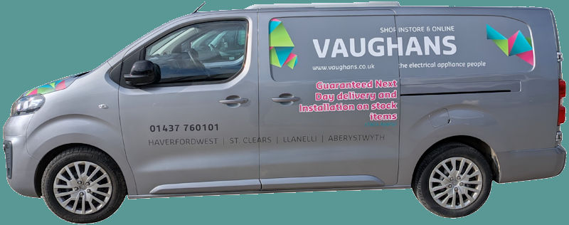 Vaughans electrical appliance delivery van Vaughans electrical appliance delivery van