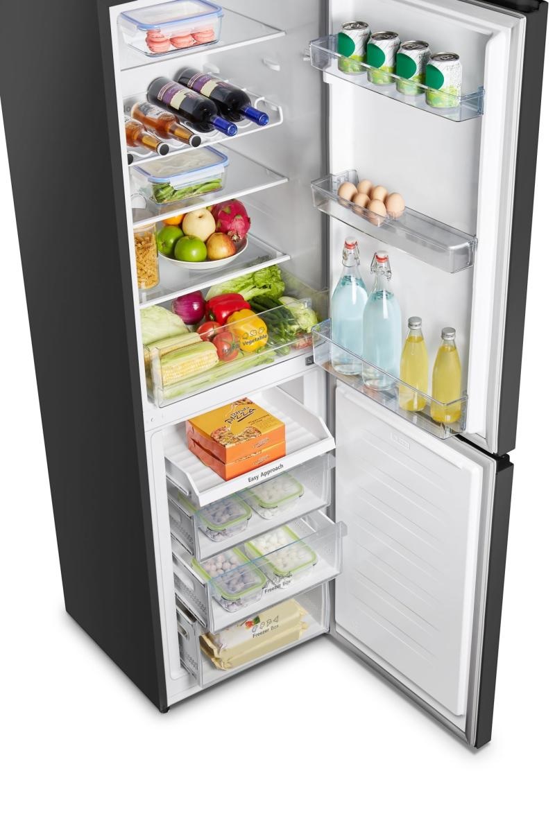 Hisense RB327N4ABD 50/50 Total No Frost Fridge Freezer - Black - Image 4 Hisense RB327N4ABD 50/50 Total No Frost Fridge Freezer - Black - Image 4