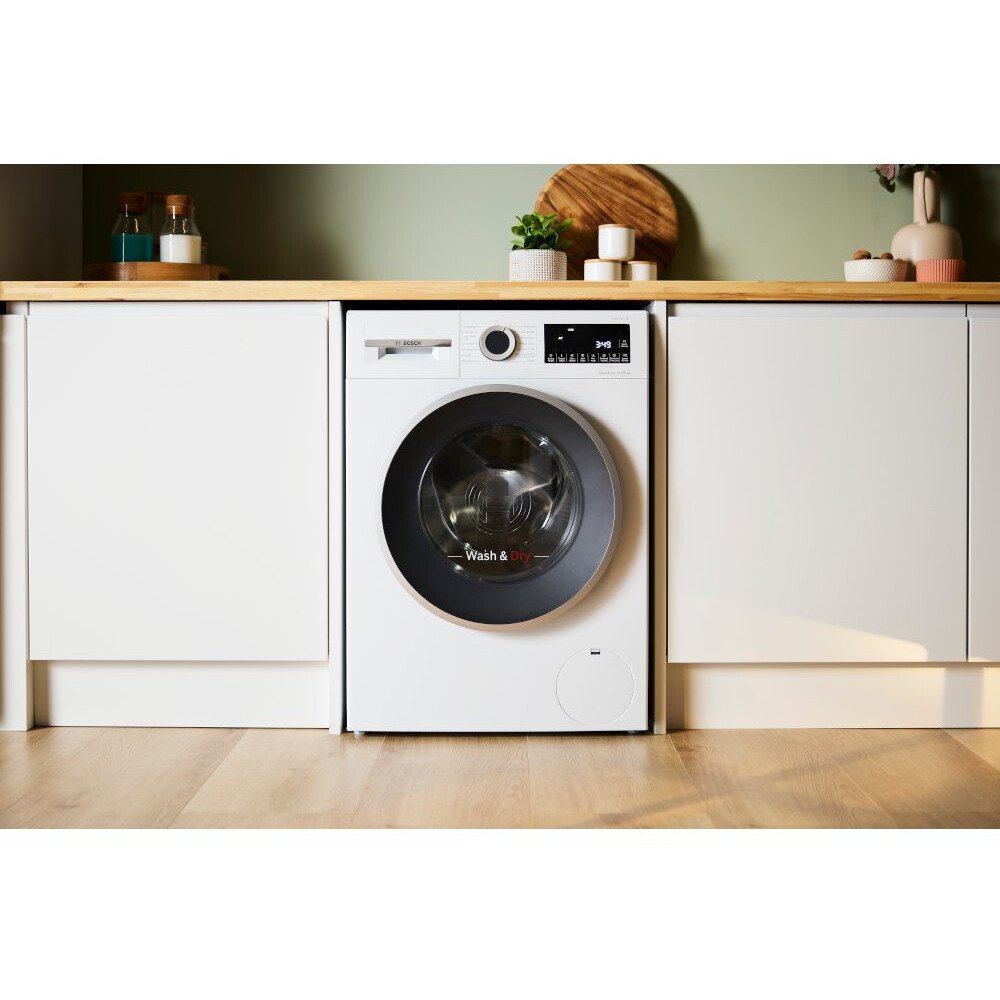 Bosch WNG25401GB Series 6 Washer Dryer, 10kg/6kg, 1400 Spin, White, A Rated - Image 2