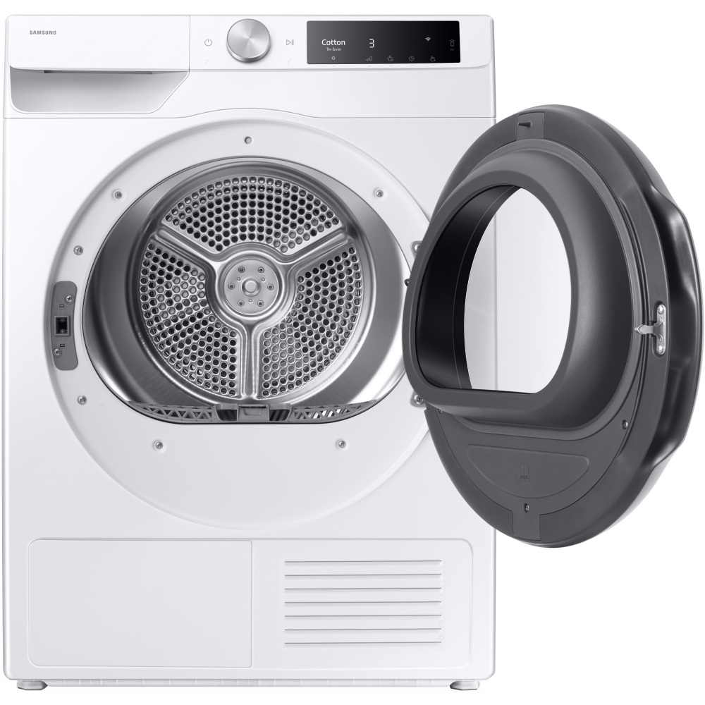 Samsung DV90T6240LES1 Heat Pump Tumble Dryer, 9kg - White - Image 2