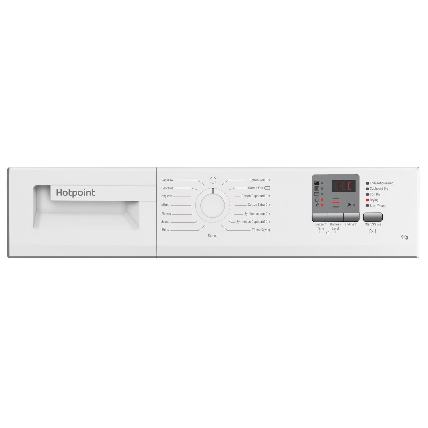 Hotpoint CHDC92WWGDUK Condenser Tumble Dryer, 9kg - White - Image 3