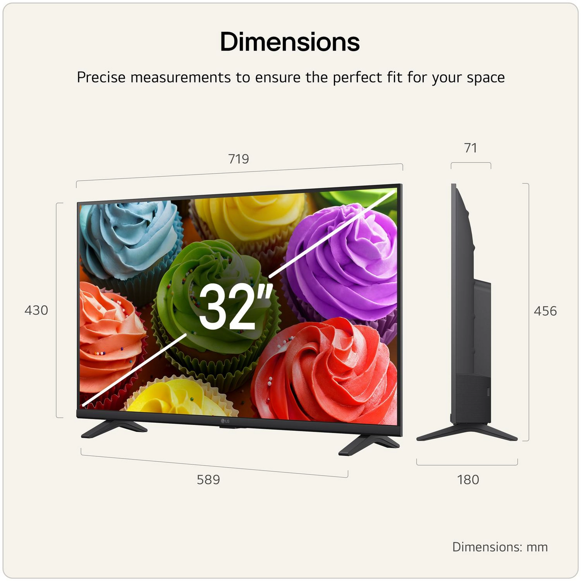 LG 32LB650B6LA.AEK 32" 4K LED AI HD Smart TV - Image 3